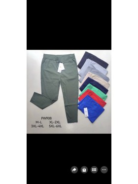 Spodnie damskie ,  SizeM-6XL ,paczka 12szt,MIX kolor
