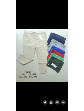 Spodnie damskie ,  SizeM-6XL ,paczka 12szt,MIX kolor