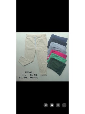 Spodnie damskie ,  SizeM-6XL ,paczka 12szt,MIX kolor