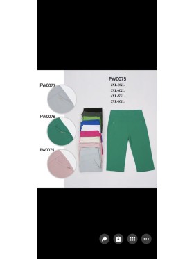 Rybaczki damskie ,  Size 2-6XL ,paczka 12szt,MIX kolor