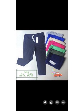 Spodnie damskie ,  SizeM-6XL ,paczka 12szt,MIX kolor