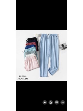 Spodnie damskie ,  Size 3-5XL ,paczka 12szt,MIX kolor