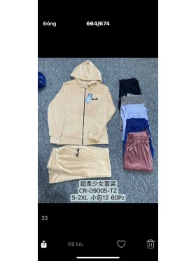 Komplety damskie ,  Size S-2XL ,paczka 12szt,MIX kolor