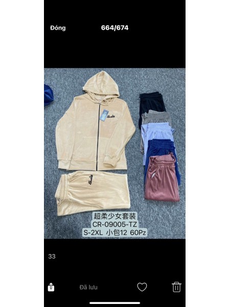 Komplety damskie ,  Size S-2XL ,paczka 12szt,MIX kolor