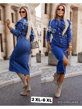 Sukienki Jeansowe damskie ,size 2-6XL, paczka 10szt,
