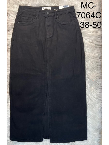 Spódnica długa jeansowa damska , size 38-50 paczka 10szt,
