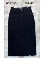 Spódnica długa jeansowa damska , size 34-42 paczka 10szt,