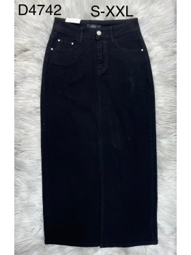 Spódnica długa jeansowa damska , size S-2XL paczka 10szt,