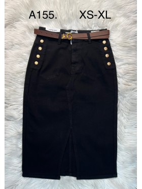 Spódnica długa jeansowa damska , size XS-XL paczka 10szt,