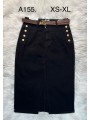 Spódnica długa jeansowa damska , size XS-XL paczka 10szt,