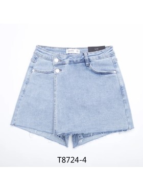 Spódnica krótka jeansowa damska ,size XS-XL, paczka 10szt,