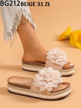 Buty Klapki Damskie (36-41, 12par)