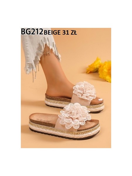 Buty Klapki Damskie (36-41, 12par)