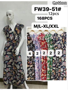 Sukienki   damskie , size M-2XLpaczka 12szt,mix kolor