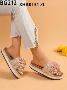 Buty Klapki Damskie (36-41, 12par)