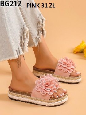 Buty Klapki Damskie (36-41, 12par)