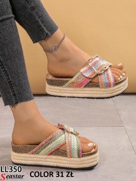 Buty Klapki Damskie (36-41, 12par)