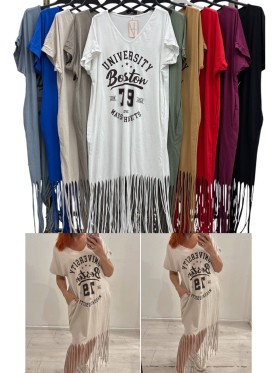 Sukienki damskie wlolskie,size uni ,paczka 6szt, mix kolor