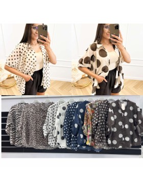 Koszule damskie wlolskie,size uni ,paczka 6szt, mix kolor