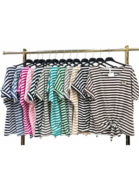 Bluzki damskie wlolskie,size uni ,paczka 6szt, mix kolor