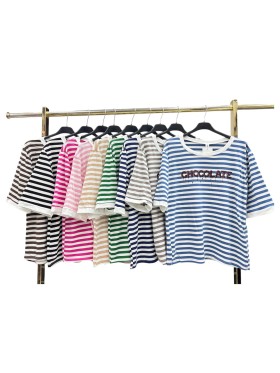 Bluzki damskie wlolskie,size uni ,paczka 6szt, mix kolor