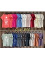 Bluzki damskie wlolskie,size uni ,paczka 6szt, mix kolor