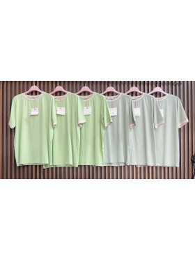 Bluzki damskie wlolskie,size uni ,paczka 6szt, mix kolor