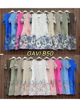 Sukienki damskie wlolskie,size uni ,paczka 6szt, mix kolor