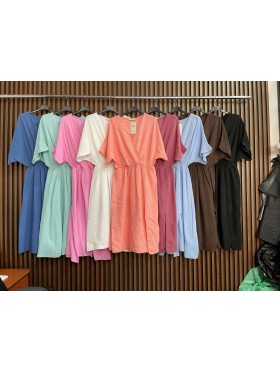 Sukienki damskie wlolskie,size uni ,paczka 6szt, mix kolor