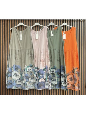 Sukienki damskie wlolskie,size uni ,paczka 6szt, mix kolor