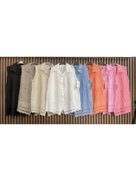 Bluzki damskie wlolskie,size uni ,paczka 6szt, mix kolor