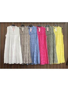 Sukienki damskie wlolskie,size uni ,paczka 6szt, mix kolor