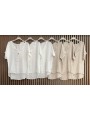 Bluzki damskie wlolskie,size uni ,paczka 6szt, mix kolor