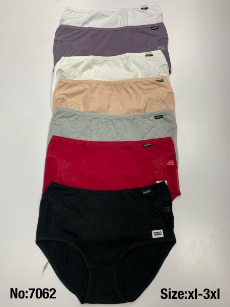 Majtki damskie, size XL-3xl paczka 24szt ,mix kolor