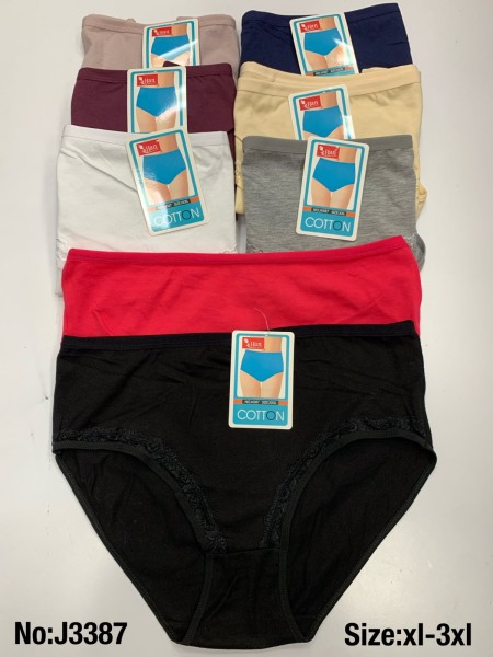 Majtki damskie, size XL-3xl paczka 24szt ,mix kolor