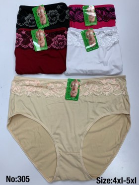 Majtki damskie, size 4-5xl paczka 24szt ,mix kolor
