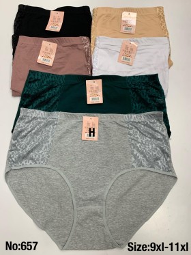 Majtki damskie, size 9-11xl paczka 24szt ,mix kolor
