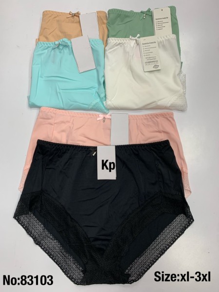 Majtki damskie, size XL-3xl paczka 24szt ,mix kolor