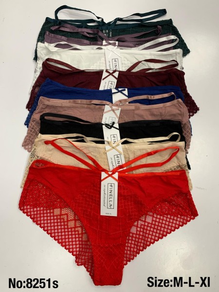 Majtki damskie, size M-xl paczka 24szt ,mix kolor