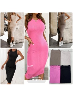 Sukienki  damskie polskie,size uni,paczka 6szt, mix kolor