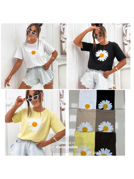 Bluzki damskie polskie,size uni,paczka 6szt, mix kolor