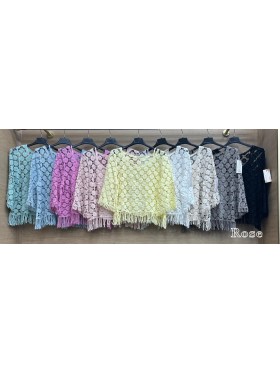 Bluzki damskie wlolskie,size uni ,paczka 6szt, mix kolor