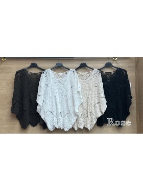 Bluzki damskie wlolskie,size uni ,paczka 6szt, mix kolor