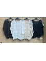 Bluzki damskie wlolskie,size uni ,paczka 6szt, mix kolor