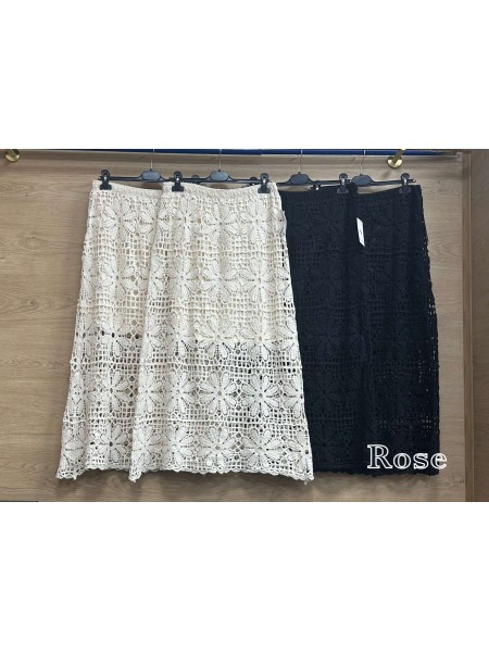 Spódnica długa damskie wlolskie,size uni ,paczka 6szt, mix kolor
