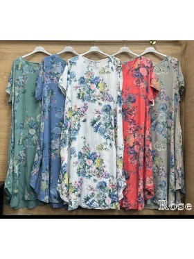 Sukienki damskie wlolskie,size uni ,paczka 6szt, mix kolor