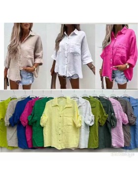 Koszule damskie wlolskie,size uni ,paczka 6szt, mix kolor