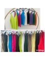 Bluzki damskie wlolskie,size uni ,paczka 6szt, mix kolor