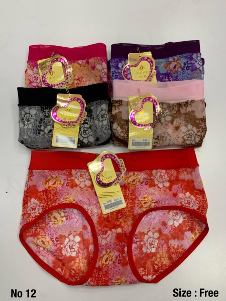 Majtki damskie, FFree size  paczka 24szt ,mix kolor