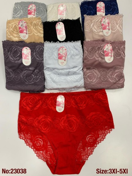 Majtki damskie, size 3-5xl paczka 24szt ,mix kolor